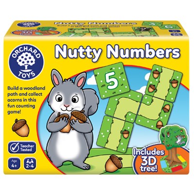 ORCHID TOYS - NUTTY NUMBERS PUZZLE
