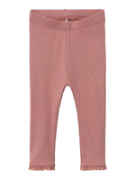 NAME IT | Baby Girl Rib Knit Leggings