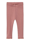 NAME IT | Baby Girl Rib Knit Leggings