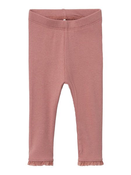 NAME IT | Baby Girl Rib Knit Leggings
