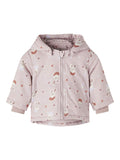 NAME IT | Baby Girl Rabbit Print Coat