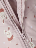 NAME IT | Baby Girl Rabbit Print Coat