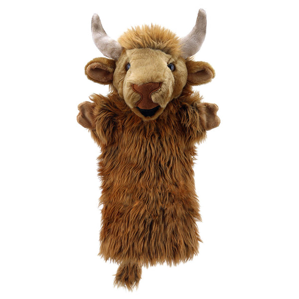 Long Sleeved Glove Puppet- Highland Cow