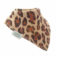 Bandana Dribble Bib | Leopard Print