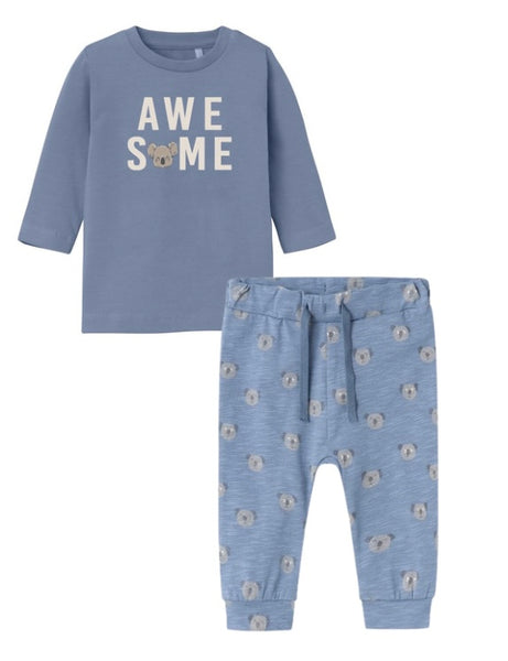 NAME IT | Baby Boy Awesome Top & Bottoms Set