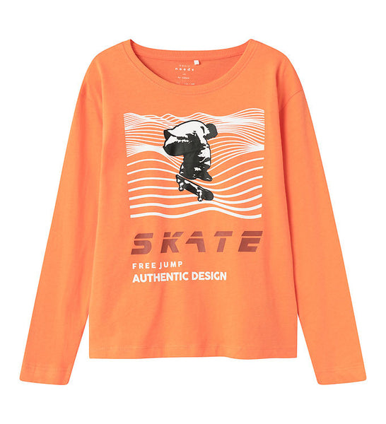 NAME IT | Kid Boy Skate Top