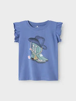 NAME IT | Mini Girl Hadia Short Sleeved Top