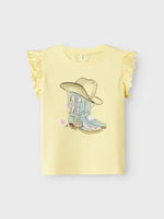 NAME IT | Mini Girl Hadia Short Sleeved Top