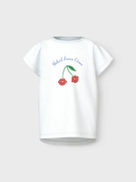 NAME IT | Kid Girl Violet Short Sleeve Top