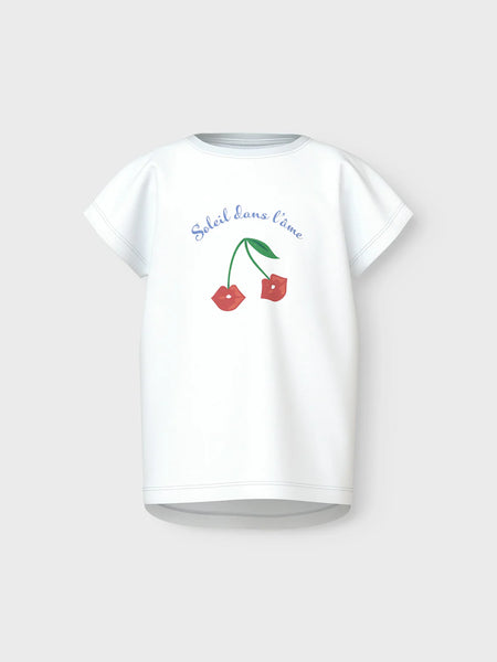 NAME IT | Kid Girl Violet Short Sleeve Top