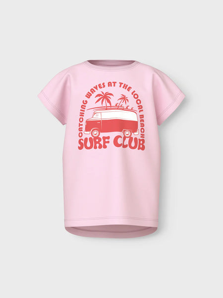 NAME IT | Kid Girl Violet Short Sleeve Top