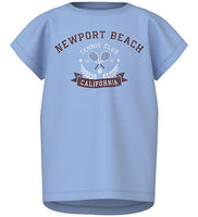 NAME IT | Kid Girl Violet Short Sleeve Top