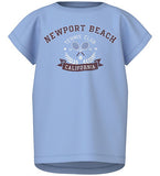 NAME IT | Kid Girl Violet Short Sleeve Top
