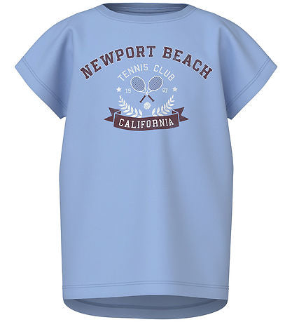 NAME IT | Kid Girl Violet Short Sleeve Top