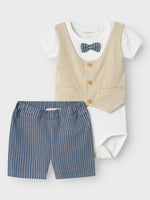 NAME IT | Baby Boy Helmar Shorts & Top Set