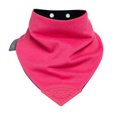 CHEEKY CHOMPERS | Warm Pink  Dribble Bib with Oral Sensory Chew Older Child/Adult