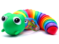 WRIGGLY RAINBOW WORM SENSORY TOY