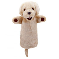 Yellow Labrador Long Sleeved Puppet