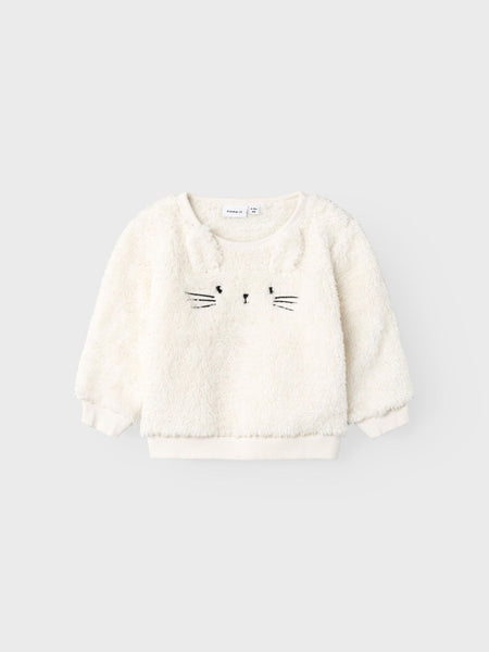 NAME IT | Baby Girl Teddy Sweatshirt