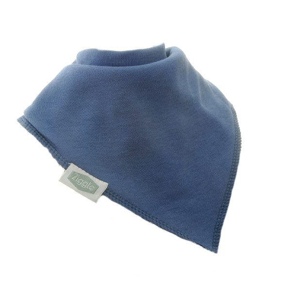 Bandana Dribble Bib | Deepwater Blue Plain