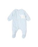 TUTTO PICCOLO| Sky Blue Elephant Romper