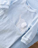 TUTTO PICCOLO| Sky Blue Elephant Romper