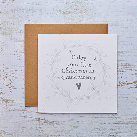 Christmas Card- Enjoy Your First Christmas As Grandparents