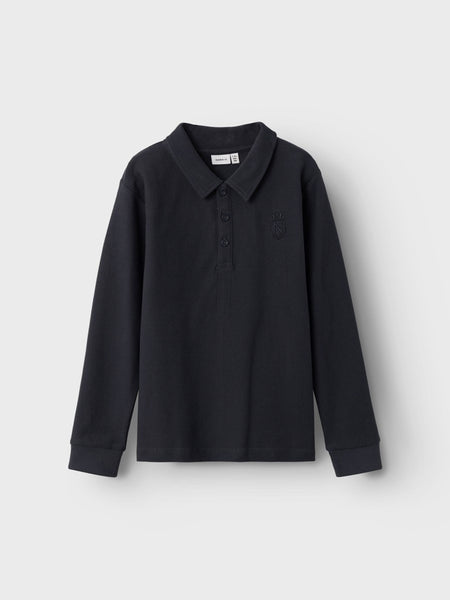 NAME IT | Kid Boy Long Sleeve Polo Shirt