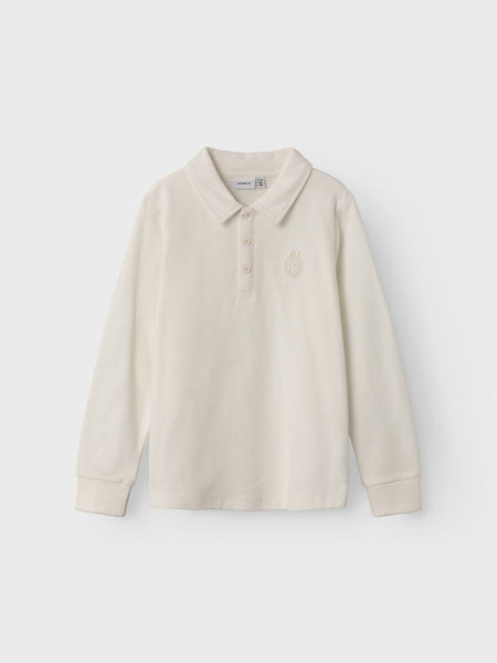 NAME IT | Kid Boy Long Sleeve Polo Shirt