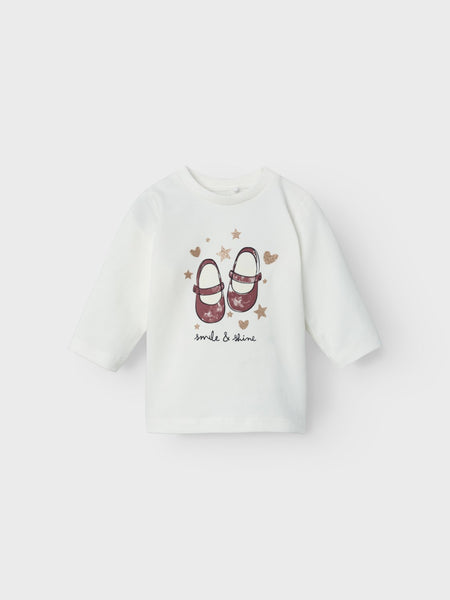 NAME IT | Baby Girl Glitter Top