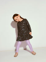 NAME IT | Mini Girl Shiny Glitter Leggings
