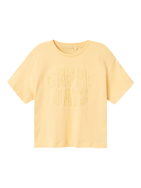 NAME IT | Kid Girl Happy Days T-Shirt