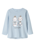 NAME IT | Mini Girl Violet Long Sleeved Top