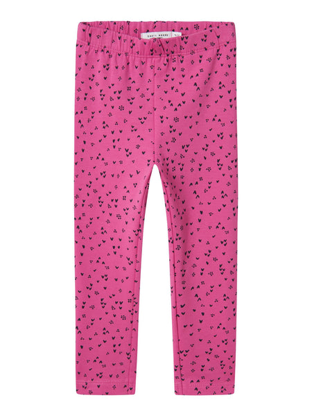NAME IT | Mini Girl Heart Leggings