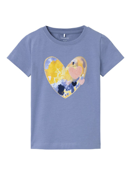 NAME IT | Mini Girl Heart T-Shirt