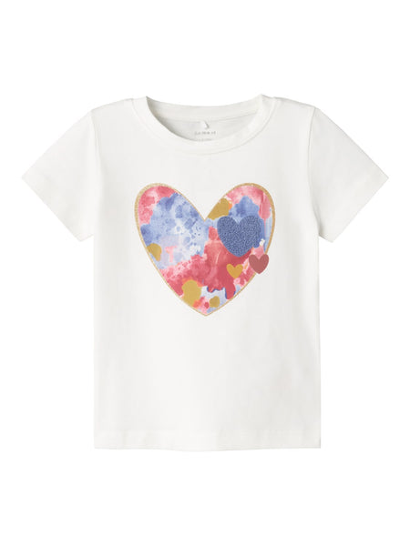 NAME IT | Mini Girl Heart T-Shirt