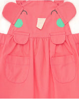 TUC TUC | Pink Pinafore with Peter Pan Collar Top