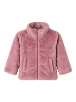 NAME IT |  Mini Girl Faux Fur Jacket