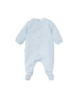 TUTTO PICCOLO| Sky Blue Checkered Romper