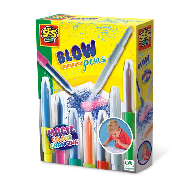Ses Creative Blow airbrush pens – Magic colour changing