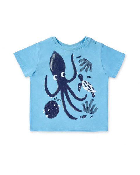 TUC TUC | Ocean Wonders Blue octopus t-shirt