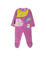 TUC TUC | Dragon Finder Pink Velvet Romper