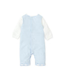 TUTTO PICCOLO -  Baby Boy Sky Blue Romper