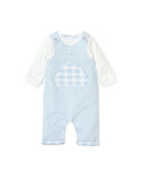 TUTTO PICCOLO -  Baby Boy Sky Blue Romper