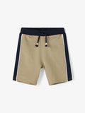 NAME IT | Mini Boy Panel Stripe Sweat Shorts