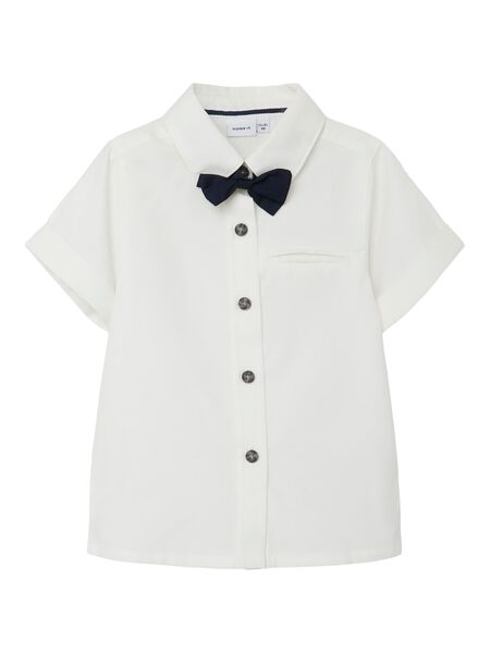 NAME IT | Mini Boy Short Sleeve Shirt With Bow Tie