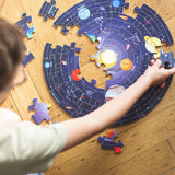 SOLAR SYSTEM CIRCULAR FLOOR PUZZLE