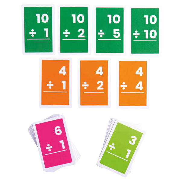 BIGJIGS FLASHCARDS - DIVISIONS 1 to 10