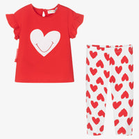 AGATHA RUIZ DE LA PRADA | Red Hearts Two Piece Set