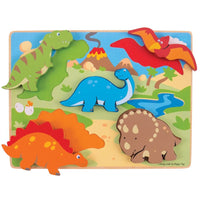 CHUNKY LIFT OUT PUZZLE- DINOSAURS